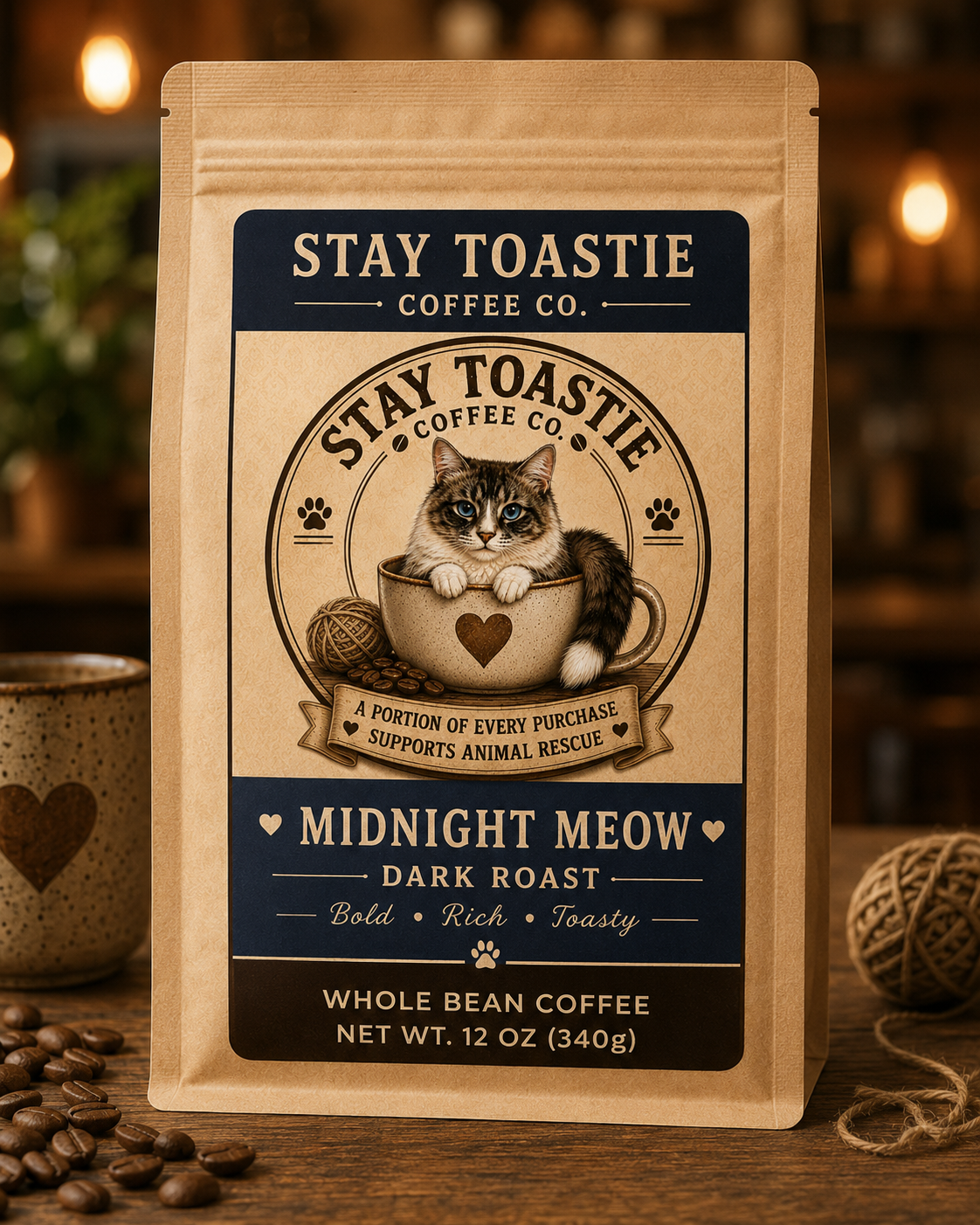 Midnight Meow Dark Roast Coffee