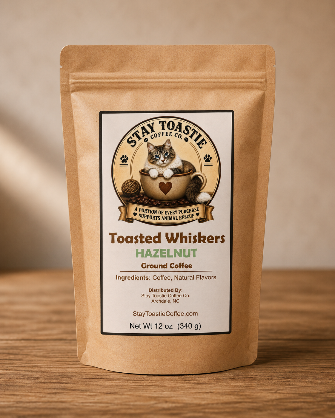 Toasted Whiskers- Hazelnut Blend