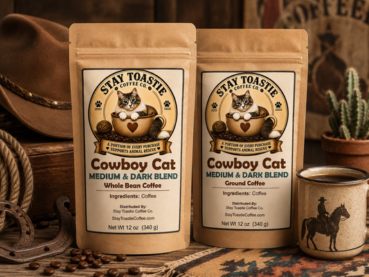 Cowboy Cat - Medium and Dark Roast Blend