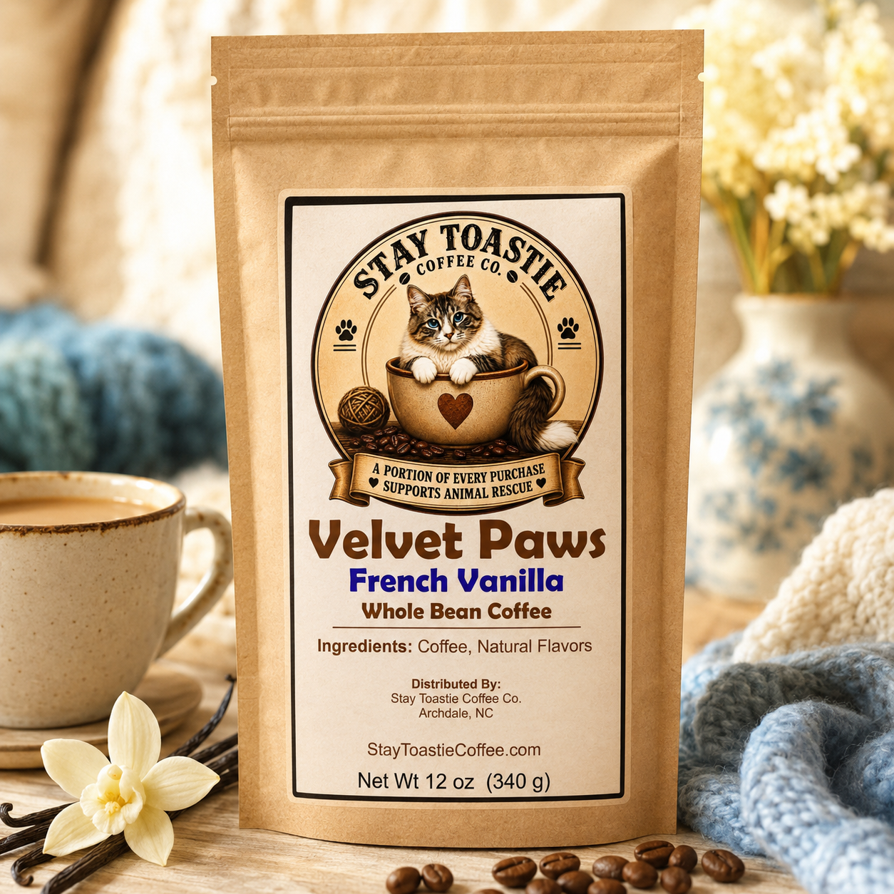 Velvet Paws - French Vanilla