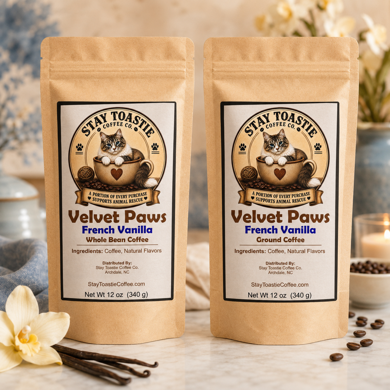 Velvet Paws - French Vanilla